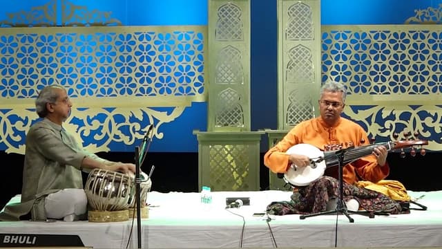 Classical sarod recital in raag Bahar | Pt Prattyush Banerjee with Pandit Yogesh Samsi